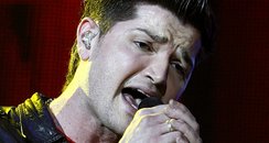 Danny O'Donoghue of The Script on stage