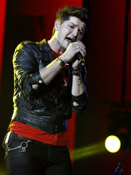 Danny O'Donoghue of The Script on stage