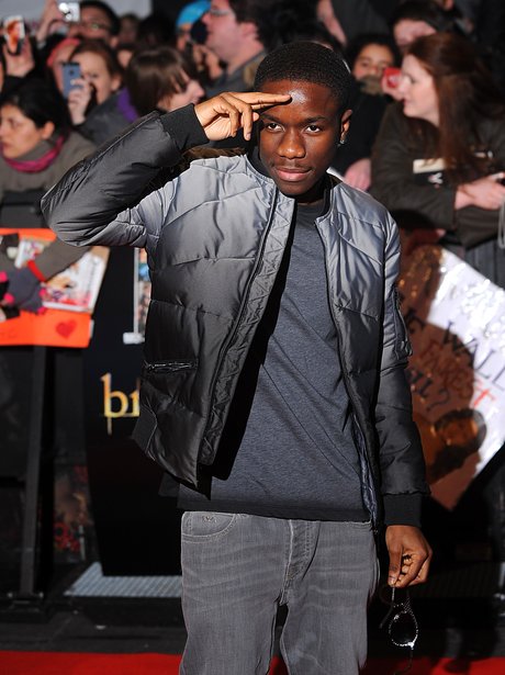Tinchy Stryder on the red carpet of The Twilight Saga premiere