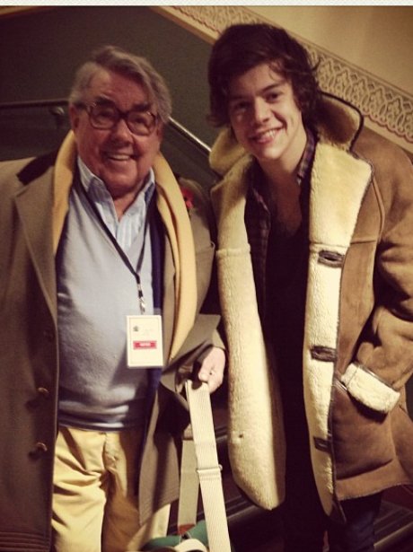 Harry Styles with Ronnie Corbett