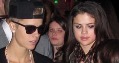 Justin Bieber and Selena Gomez AMA's after party