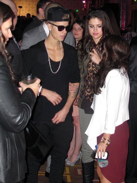 Justin Bieber and Selena Gomez AMA's after party