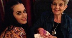 Katy Perry with Nan and Baby