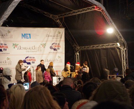 Newcastle Chirstmas Light Switch On
