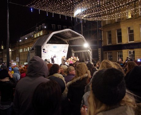 Newcastle Chirstmas Light Switch On