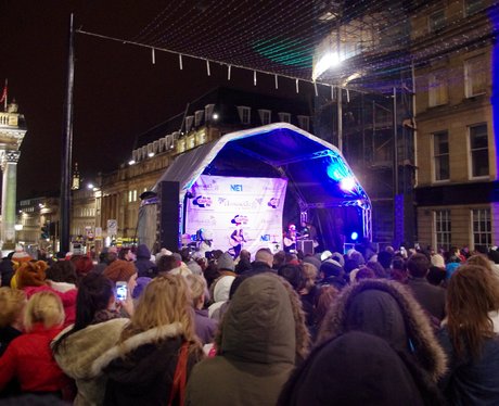 Newcastle Chirstmas Light Switch On