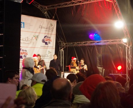 Newcastle Chirstmas Light Switch On