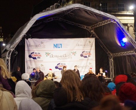 Newcastle Chirstmas Light Switch On