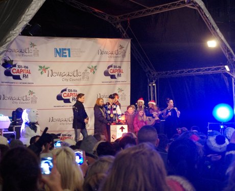 Newcastle Chirstmas Light Switch On