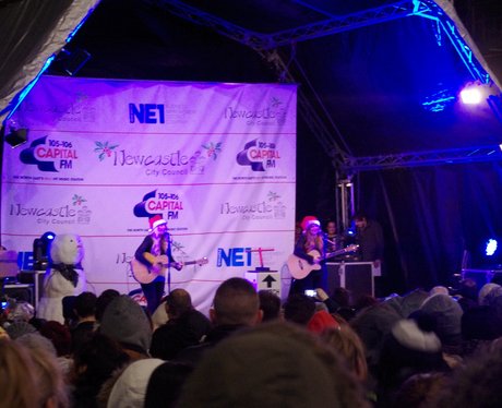 Newcastle Chirstmas Light Switch On