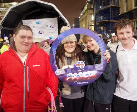 Newcastle Chirstmas Light Switch On