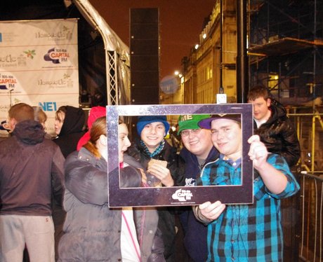 Newcastle Chirstmas Light Switch On