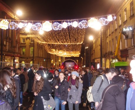 Newcastle Chirstmas Light Switch On
