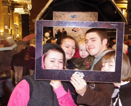Newcastle Chirstmas Light Switch On