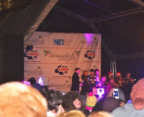 Newcastle Chirstmas Light Switch On