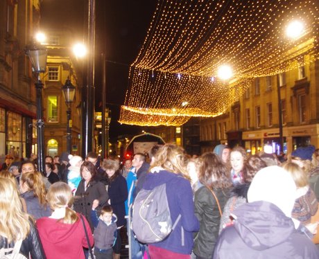 Newcastle Chirstmas Light Switch On