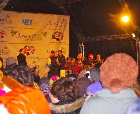 Newcastle Chirstmas Light Switch On