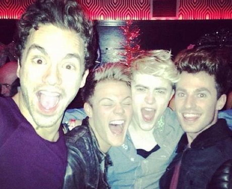 Lawson in Dublin with Jedward