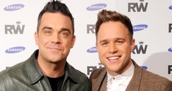 Robbie Williams and Olly Murs