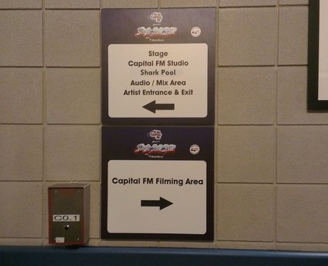 Backstage at the Jingle Bell Ball 2012