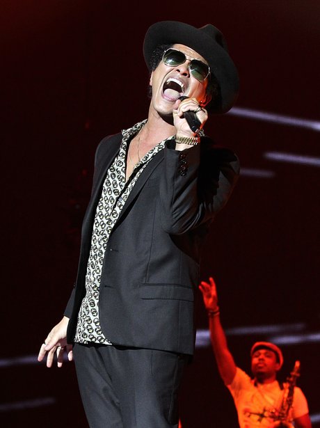 Bruno Mars at the Jingle Bell Ball 2012