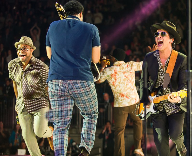 Bruno Mars at the Jingle Bell Ball 2012