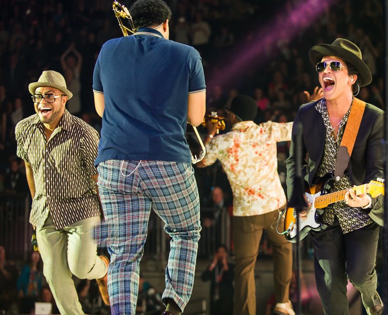 Bruno Mars at the Jingle Bell Ball 2012