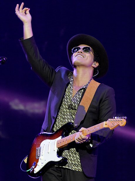 Bruno Mars at the Jingle Bell Ball 2012