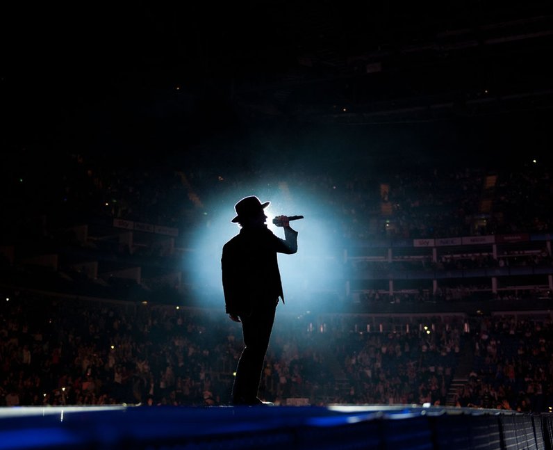 Bruno Mars at the Jingle Bell Ball 2012