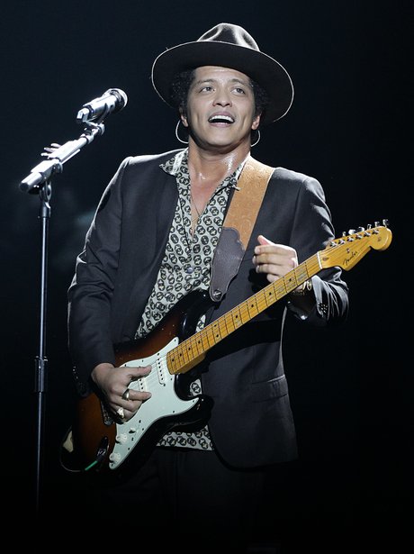 Bruno Mars at the Jingle Bell Ball 2012