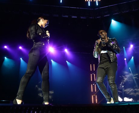 Cheryl Cole and will.i.am at the Jingle Bell Ball 