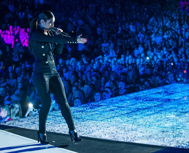 Cheryl Cole at the jingle bell ball 2012