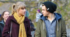 Harry Styles and Taylor Swift at the zoo