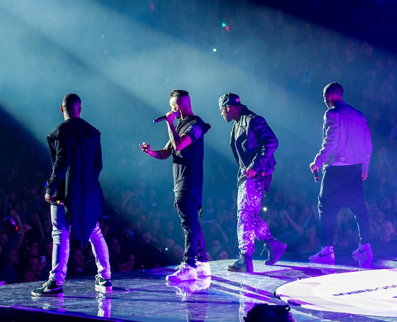JLS at the Jingle Bell Ball 2012