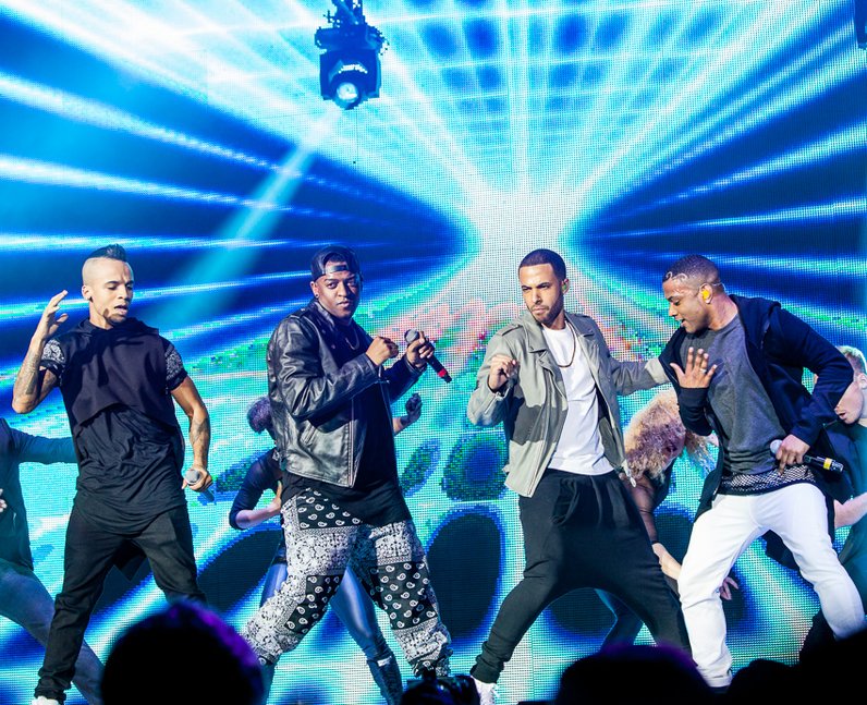 JLS at the Jingle Bell Ball 2012