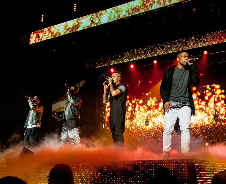 JLS at the Jingle Bell Ball 2012