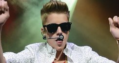 Justin Bieber performs live