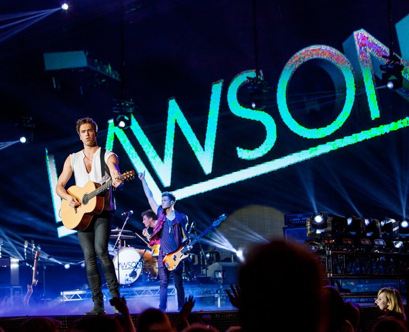 Lawson at the Jingle Bell Ball 2012