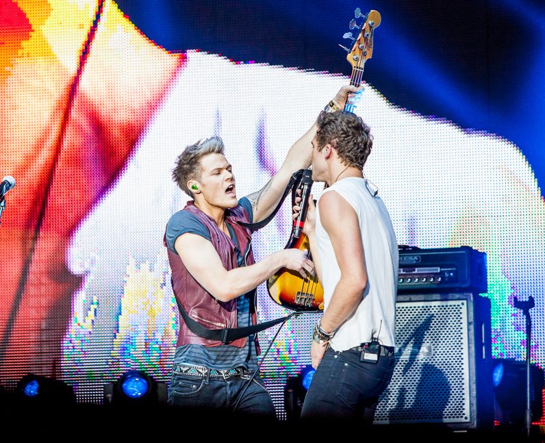 Lawson at the Jingle Bell Ball 2012