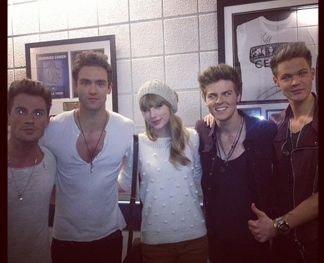 Lawson with Taylor Swift at the Jingle Bell Ball
