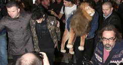 One Direction arrive at the airport