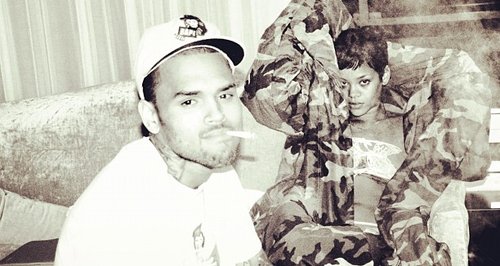 Rihanna and Chris Brown 