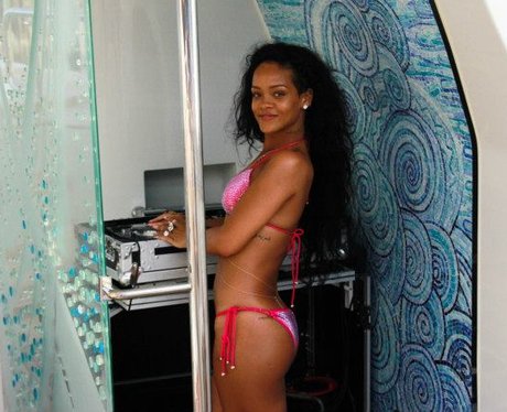 Rihanna on holiday