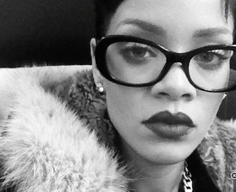 Rihanna with glasses