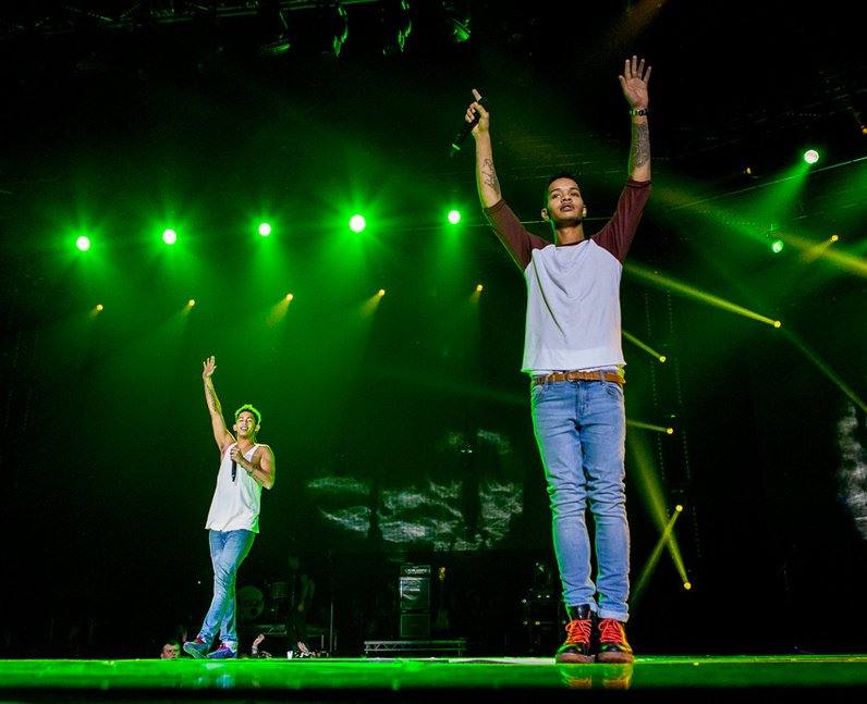 Rizzle Kicks at the Jingle Bell Ball 2012