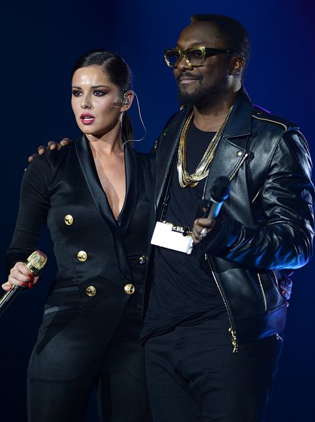 Cheryl Cole and Will.i.am At The Jingle Bell Ball