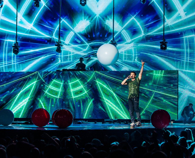 Calvin Harris at the Jingle Bell Ball 2012