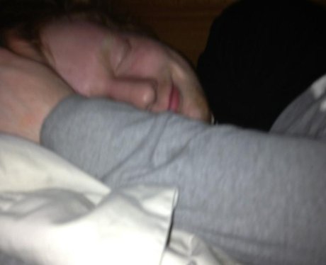 Ed Sheeran sleeping