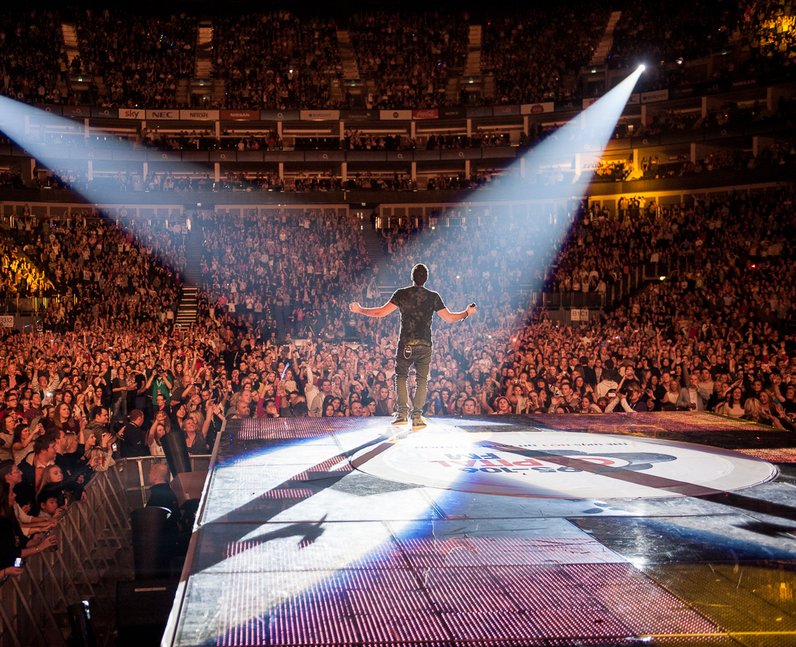 Example at the Jingle Bell Ball 2012