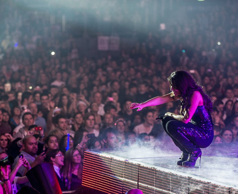 Girls Aloud at the Jingle Bell Ball 2012